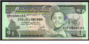 1 Birr

Pk 30a Banknote