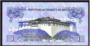 Banknote from Bhutan