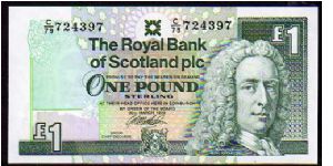 1 Pound
Pk 351d Banknote