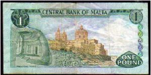 Banknote from Malta