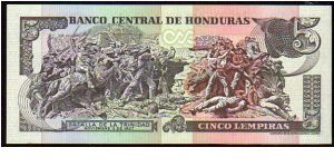 Banknote from Honduras