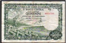 500 Pesetas
Pk 2 Banknote