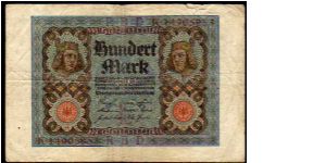 100 Mark
Pk 69a Banknote