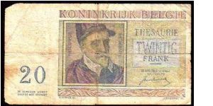 Banknote from Belgium