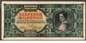 100'000 MilPengo
Pk 127 Banknote