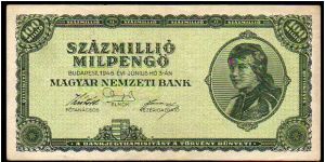 100'000'000 MilPengo

Pk 130 Banknote