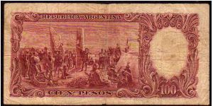 Banknote from Argentina