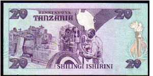 Banknote from Tanzania