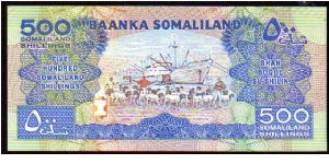 Banknote from Somalia