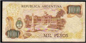 Banknote from Argentina