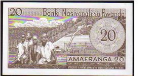 Banknote from Rwanda