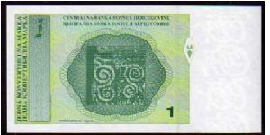 Banknote from Bosnia