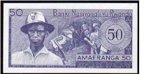 Banknote from Rwanda