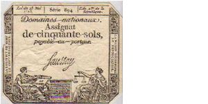 50 Sols__
Pk A70b Banknote
