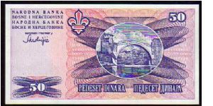 Banknote from Bosnia