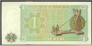 Banknote from Myanmar