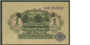 Germany 1 Mark 1914 -1920 P52. Banknote