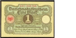 Germany 1 Mark 1920 P58. Banknote