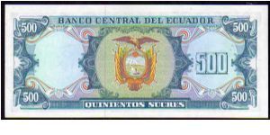 Banknote from Ecuador