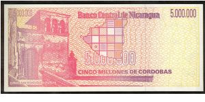 Banknote from Nicaragua