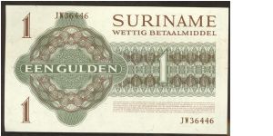 Banknote from Suriname