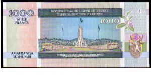 Banknote from Burundi