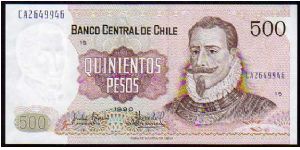 500 Pesos__
pk# 153b Banknote