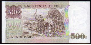 Banknote from Chile