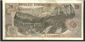 Banknote from Austria