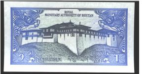 Banknote from Bhutan