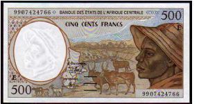*CENTRAL AFRICAN STATES*
________________

500 Francs__

Pk 401L-New__

Country Code -L-
 Banknote