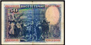 Banknote from Spain