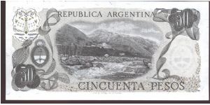 Banknote from Argentina