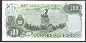 Banknote from Argentina