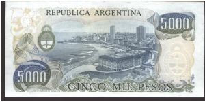 Banknote from Argentina