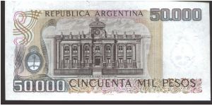 Banknote from Argentina