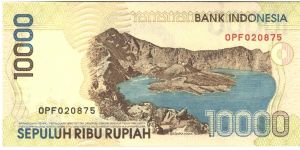 Banknote from Indonesia