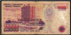 Banknote from Turkey