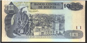 Banknote from Bolivia