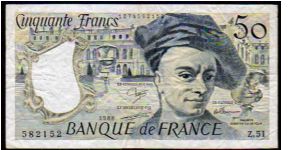 50 Francs
Pk 152 Banknote