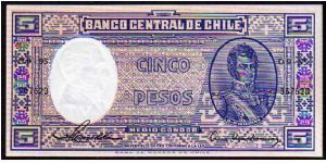 5 Pesos=1/2 Condor__
pk# 110 Banknote