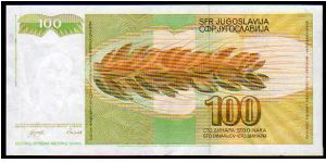 Banknote from Yugoslavia