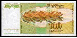 Banknote from Yugoslavia