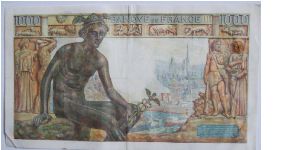 Banknote from France