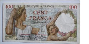 100 francs Sully Banknote