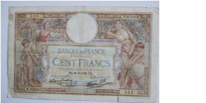 100 francs L O Merson Banknote