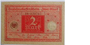 2 mark 1920 Banknote