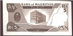 Banknote from Mauritius