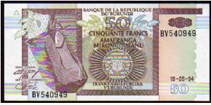 50 Francs__
Pk 36__

19-May-1994
 Banknote