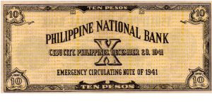 Banknote from Philippines